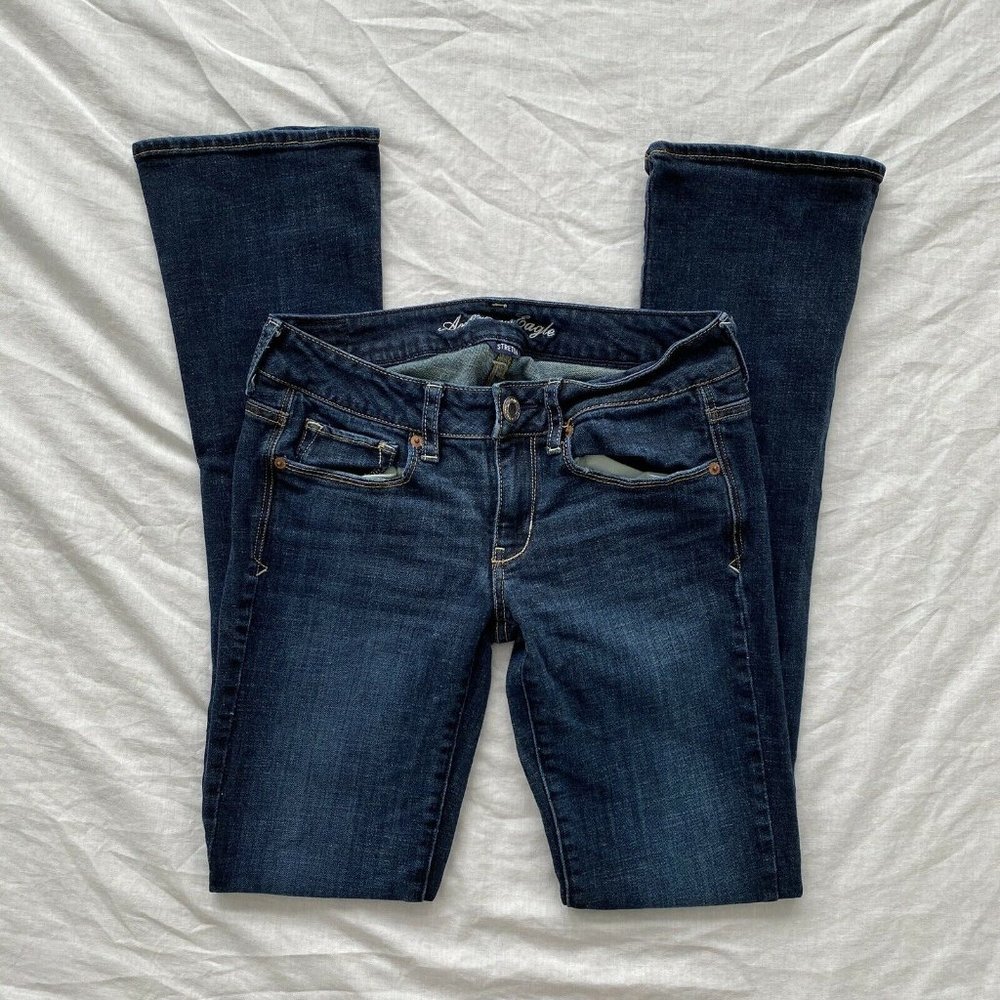 American Eagle Stretch Skinny Kick Womens Jeans 6L